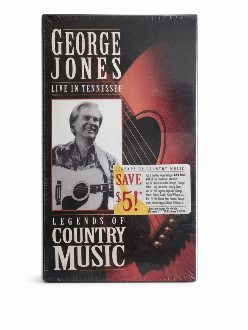 George Jones "Live in Tennessee" Legends of Country Music VHS
